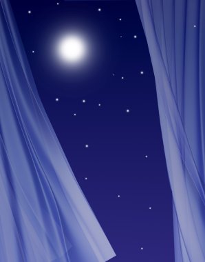 pencerede moon