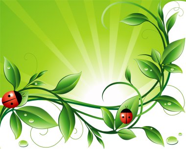 Green background clipart