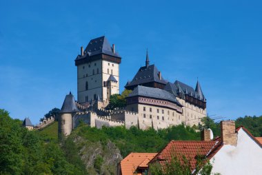 Castle Karlstejn in Bohemia clipart