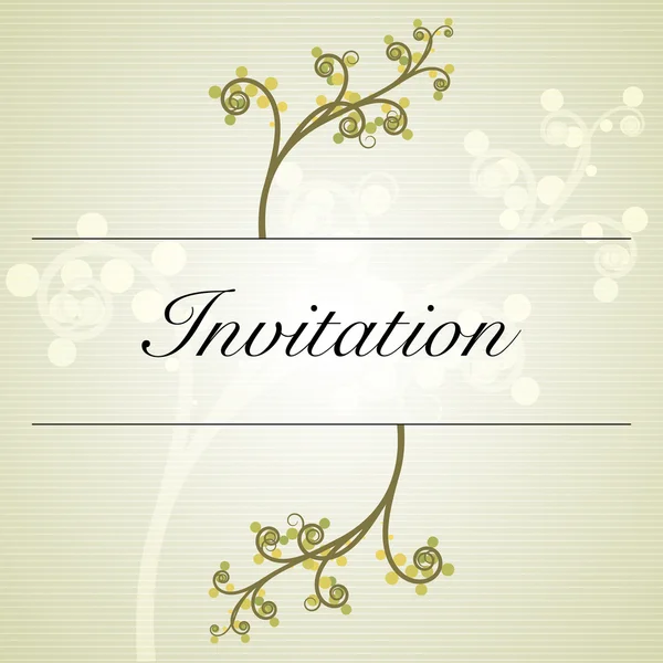 Plantilla de invitación — Archivo Imágenes Vectoriales
