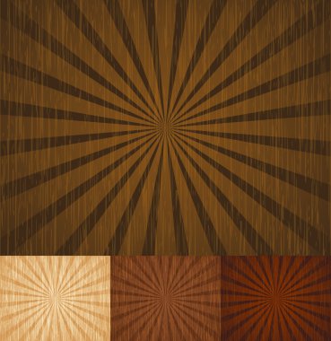 Wooden Sunbeam clipart