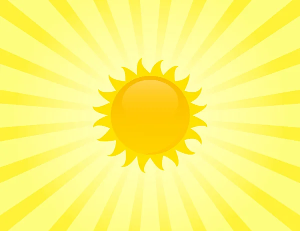 El sol — Vector de stock