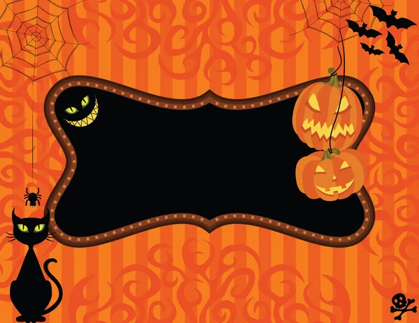 Invitation d'Halloween — Image vectorielle