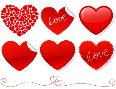 Valentine's hearts clipart