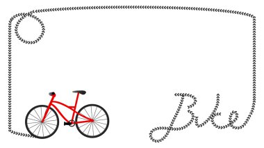 Bike frame clipart