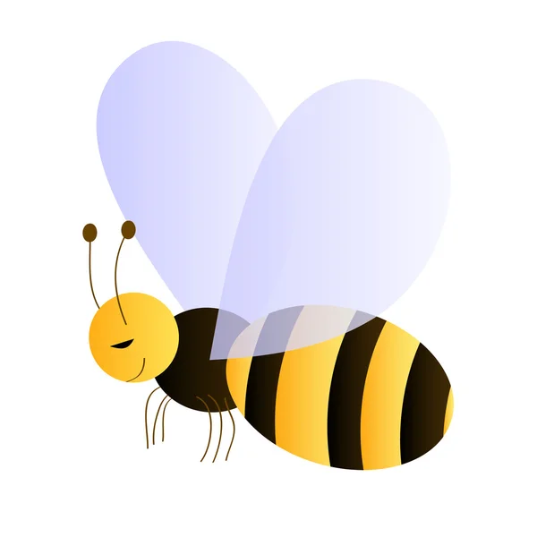 Repülő méh — Stock Vector