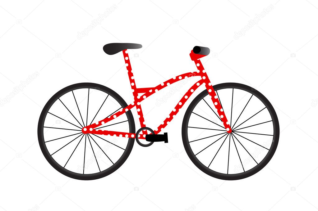 Bike with dots