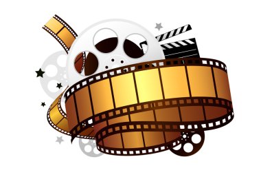 Movie theme design clipart