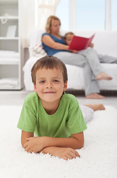Happy child at home — Stock Photo, Image
