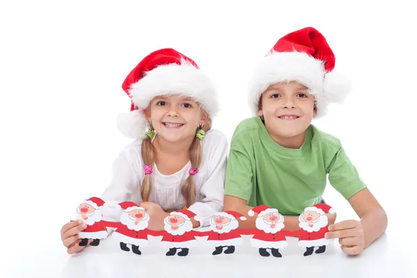 Glad jul barn — Stockfoto