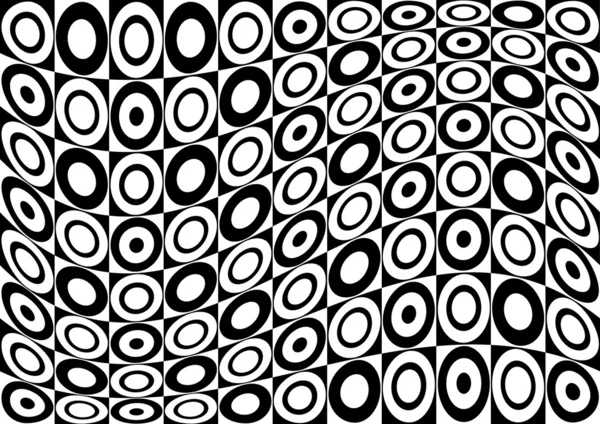 Retro siyah-beyaz desen. vektör — Stok Vektör