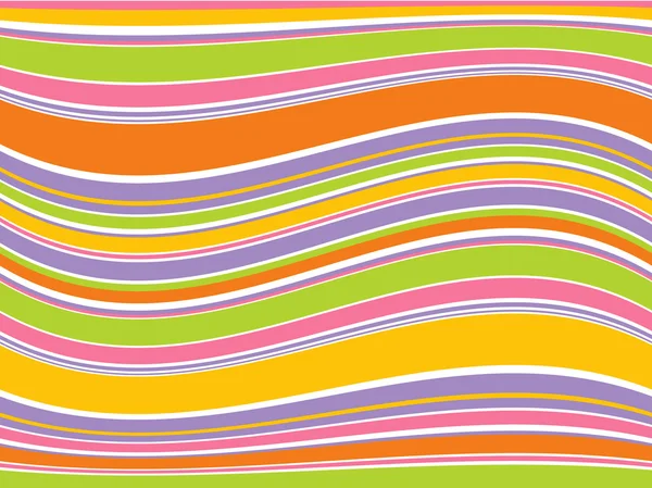 Illustration de lignes abstraites colorées. Vecteur — Image vectorielle