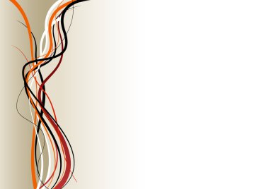 Abstract lines. Vector art clipart