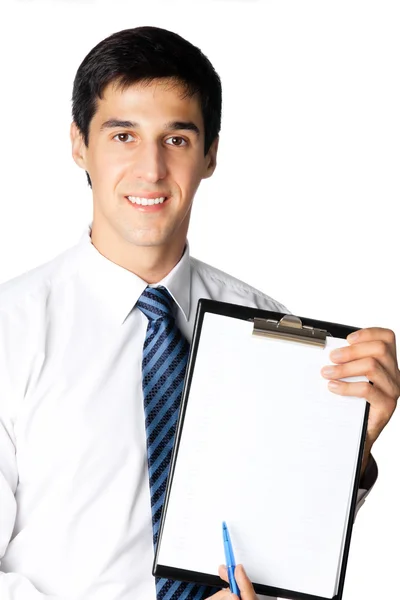 Business man on white — Stock Photo, Image