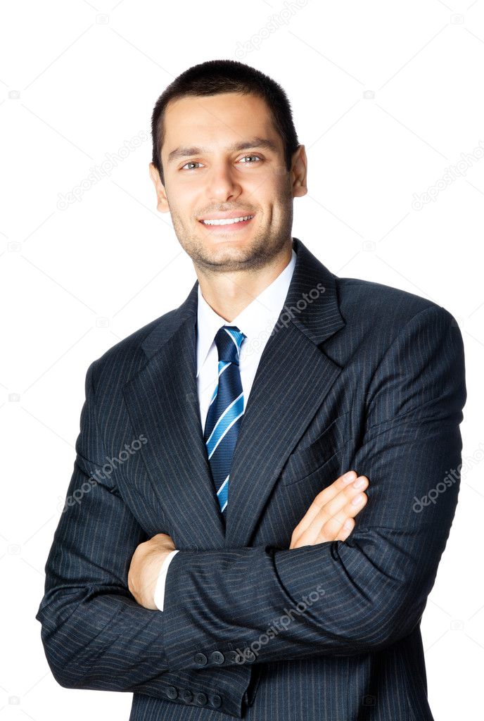 Businessman, isolated on white background
