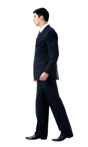 Cuerpo completo de hombre de negocios caminando, aislado — Foto de Stock