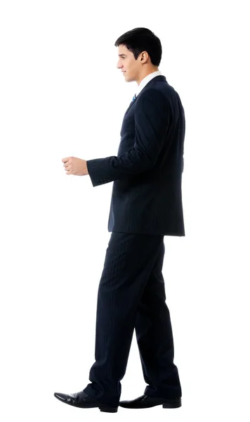 Full body of walking businessman, isolated — Stock Photo, Image