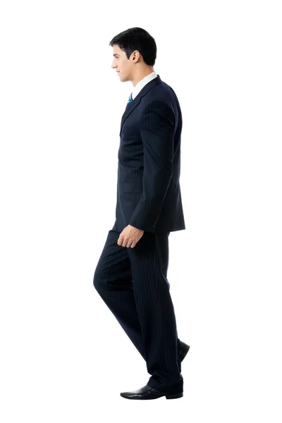 Cuerpo completo de hombre de negocios caminando, aislado — Foto de Stock