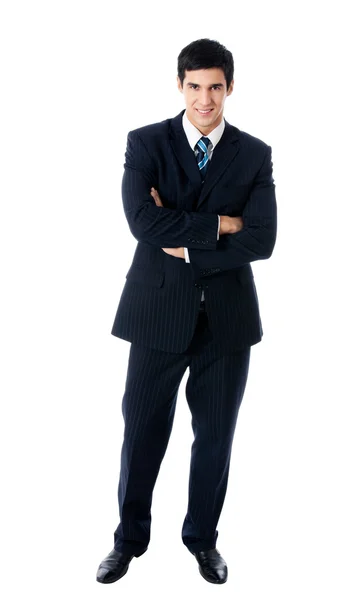 Full body portrait of businessman, isolated — Stock Photo, Image