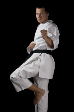 Karate genç savaşçı