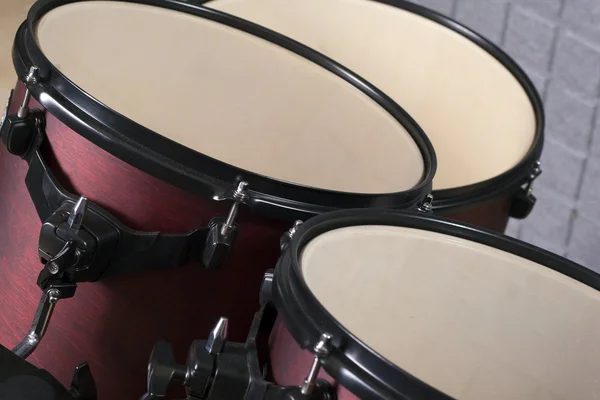 Drum in studio — Stockfoto