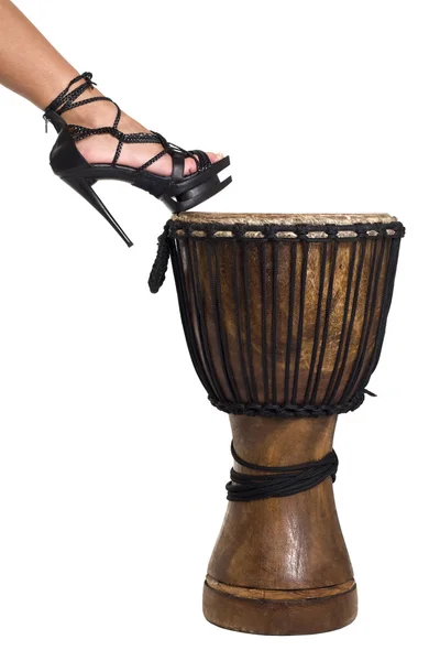 Afrikaanse djembe drums — Stockfoto