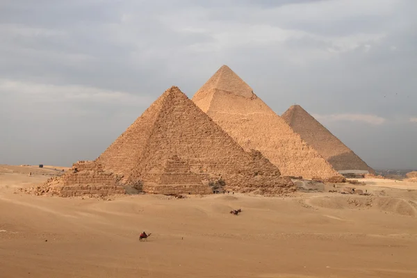 Giza-pyramiderna Stockbild