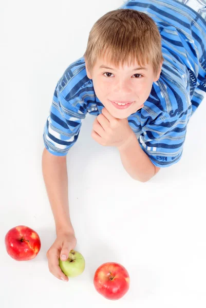 stock image Young kid laying on the floor