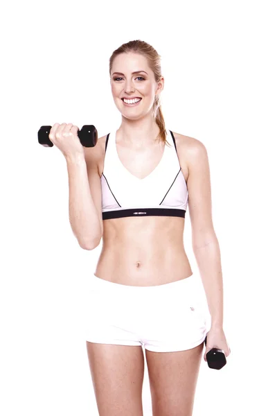 Fitness žena. — Stock fotografie