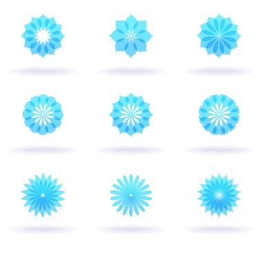 Flower Icons clipart