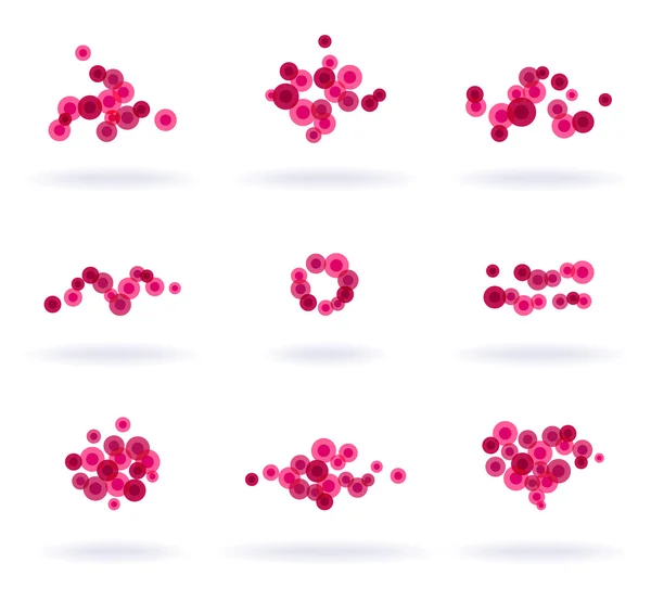Éléments rouges — Image vectorielle