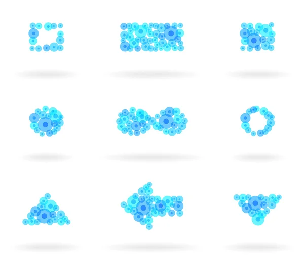 蓝色元素 — 图库矢量图片
