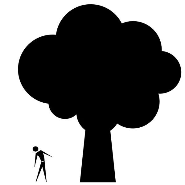 Le grand arbre — Image vectorielle