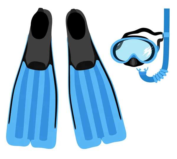 Set de snorkel — Vector de stock