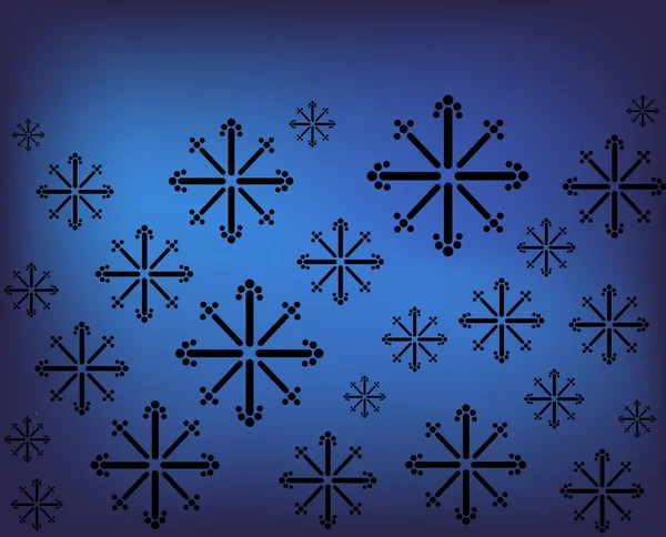 Snowflake Background — Stock Vector
