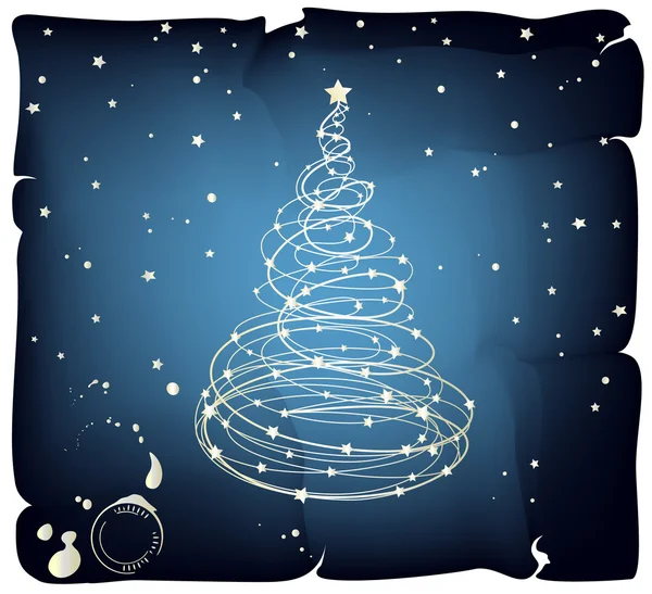 Brillante árbol de Navidad — Archivo Imágenes Vectoriales