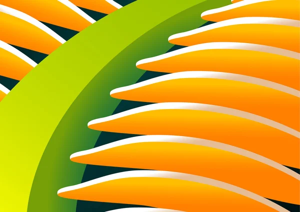 Palmiye yaprağı — Stok Vektör