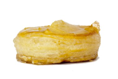 pasta beyaz bir arka plan üzerinde izole