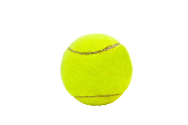 Tenis na białym tle piłka — Zdjęcie stockowe