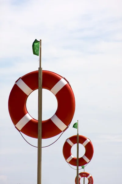 Rettungsschwimmer und Strandsicherheit — Stockfoto