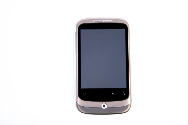 Modern mobile phone isolated on white background — Stock Photo, Image