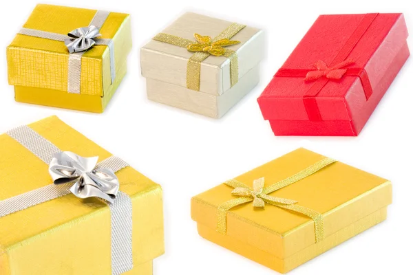 Gift boxes isolated — Stock Photo, Image