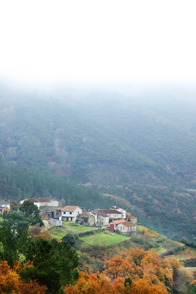 Landscape of mountain village — Stock Photo, Image