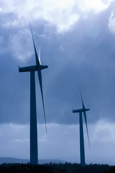 Energia renovável, turbina eólica — Fotografia de Stock