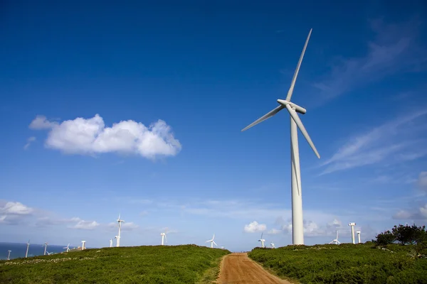 Hernieuwbare energie, windturbine — Stockfoto