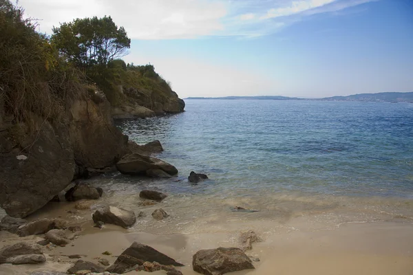 Playa, España, Galicia, bueu — Foto de Stock