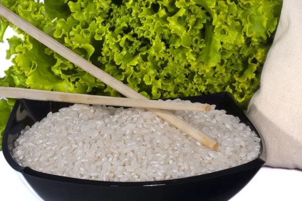 Tál rizs — Stock Fotó