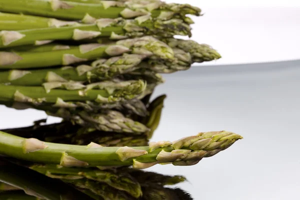 Asparagus on plate — Stock Photo, Image