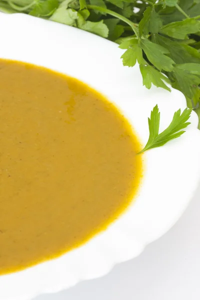 Растительный суп, диета и питание — стоковое фото