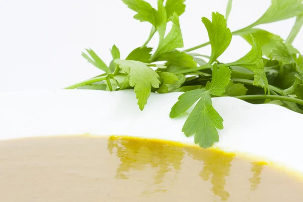 Pietruszka creamed warzywa danie — Zdjęcie stockowe